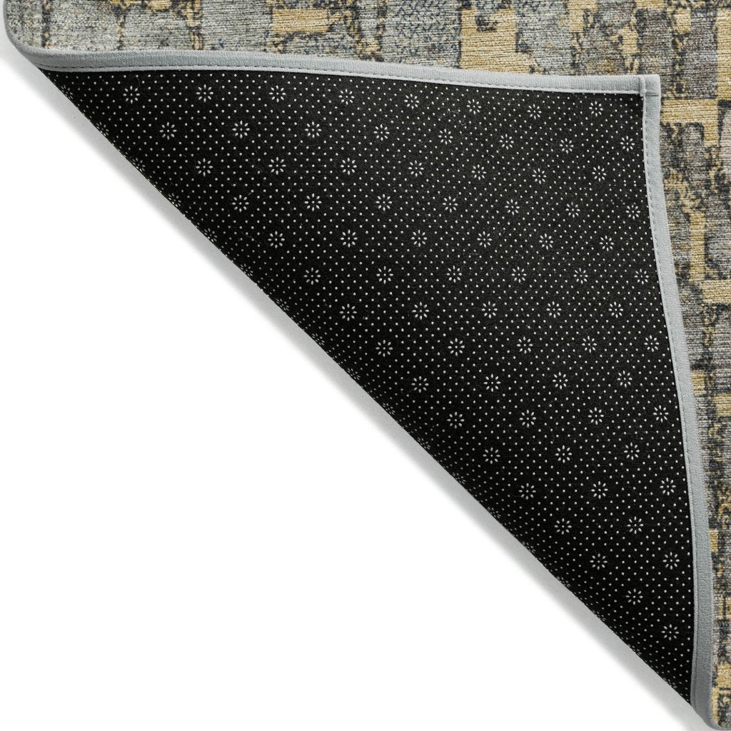 LOOMLAN Rugs Siena Gold Washable Indoor-Outdoor Rug