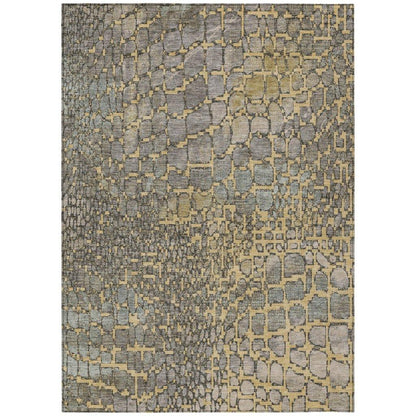 LOOMLAN Rugs Siena Gold Washable Indoor-Outdoor Rug