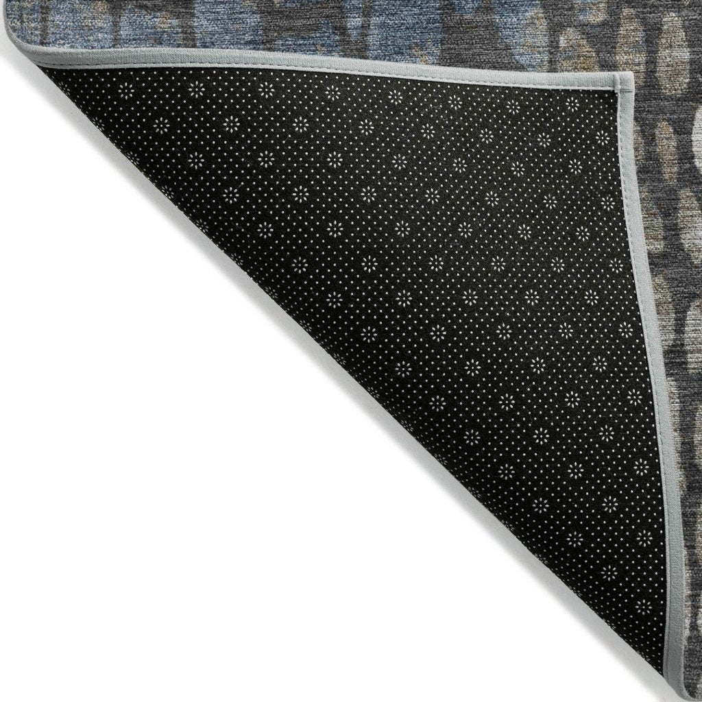 LOOMLAN Rugs Siena Gray Washable Indoor-Outdoor Rug