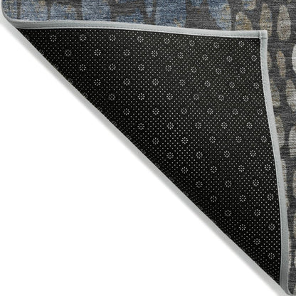 LOOMLAN Rugs Siena Gray Washable Indoor-Outdoor Rug