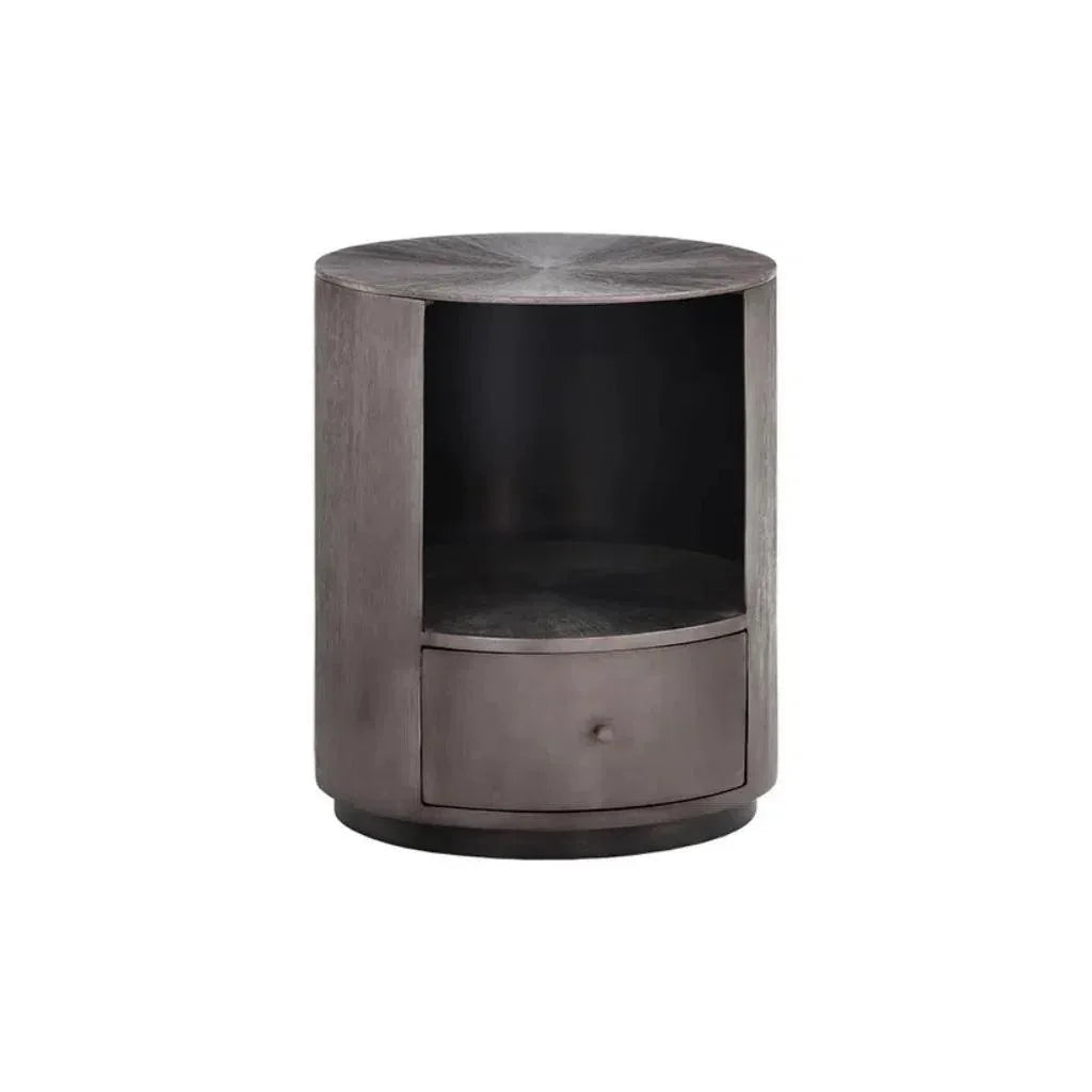 SUNPAN Siena Hand Etched Metal Modern Nightstand