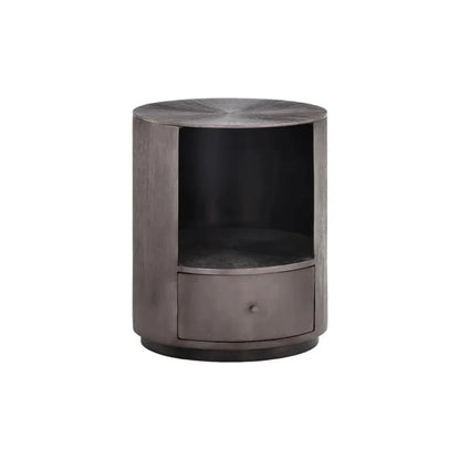 SUNPAN Siena Hand Etched Metal Modern Nightstand
