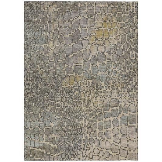 LOOMLAN Rugs Siena Ivory Washable Indoor-Outdoor Rug