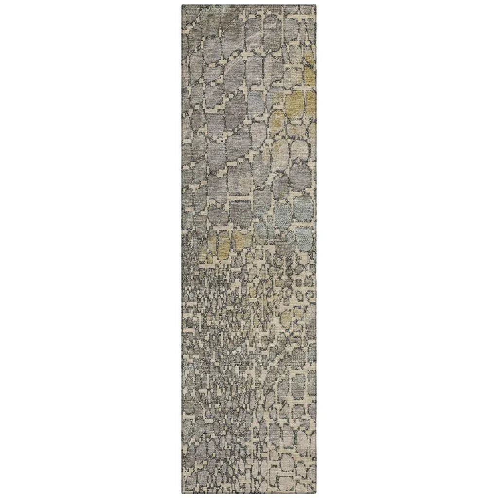 LOOMLAN Rugs Siena Ivory Washable Indoor-Outdoor Rug