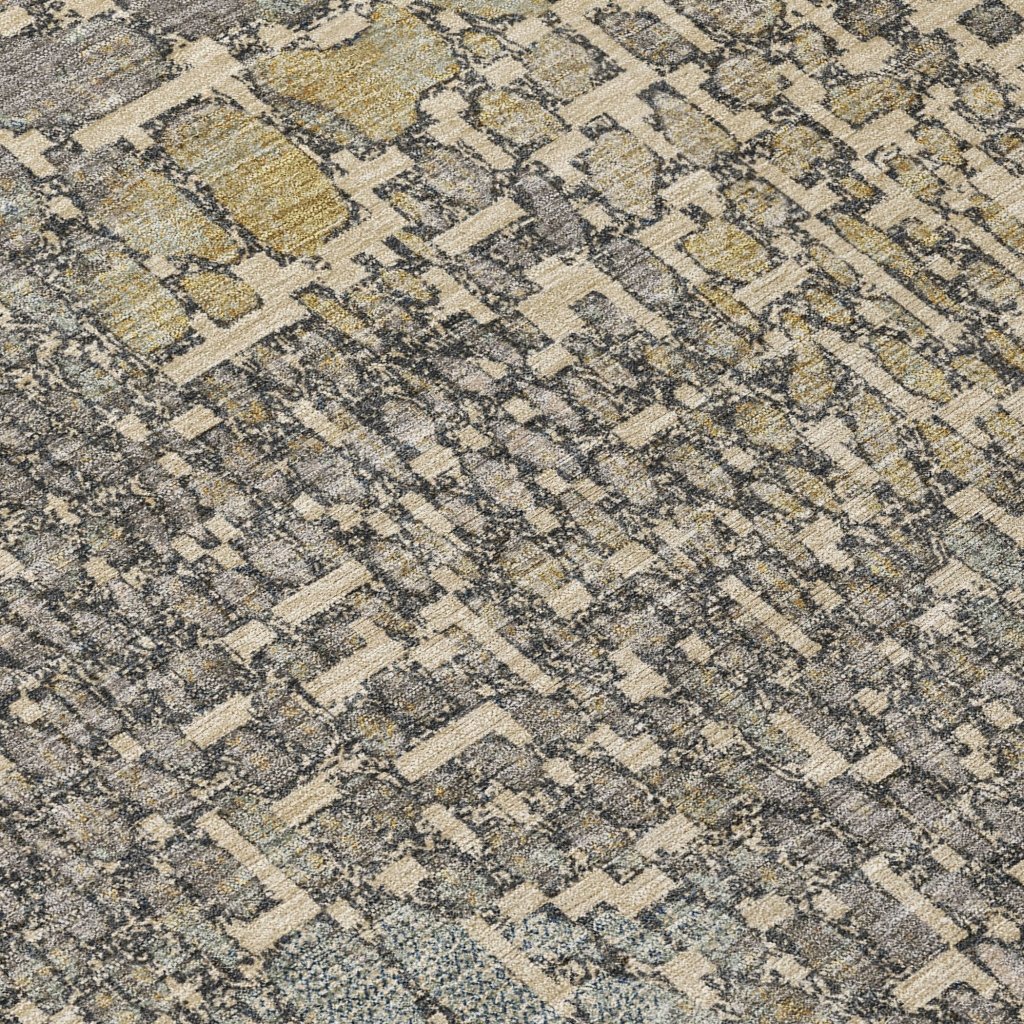 LOOMLAN Rugs Siena Ivory Washable Indoor-Outdoor Rug