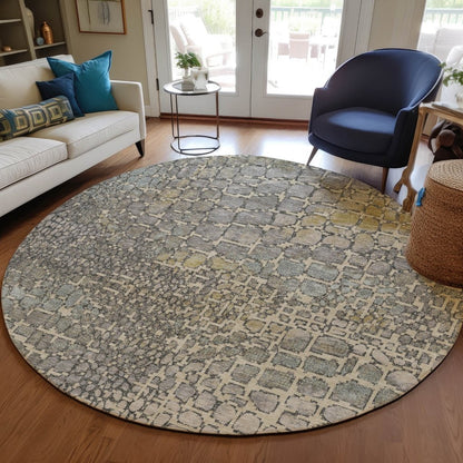 LOOMLAN Rugs Siena Ivory Washable Indoor-Outdoor Rug