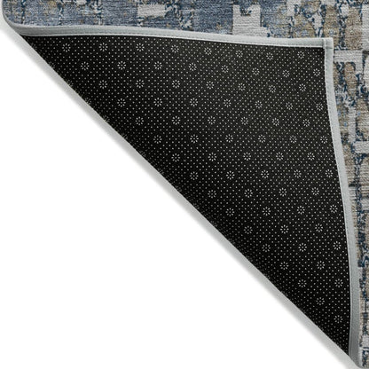 LOOMLAN Rugs Siena Silver Washable Indoor-Outdoor Rug