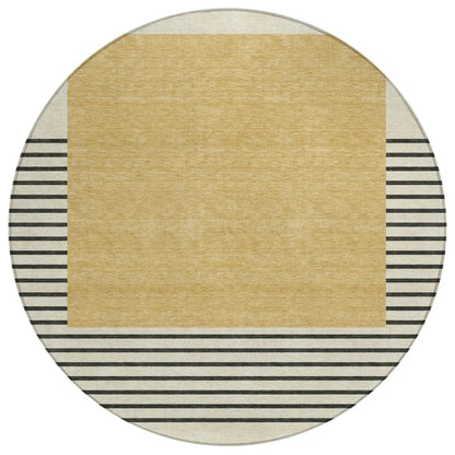 LOOMLAN Rugs Sienna Gold Washable Indoor-Outdoor Rug