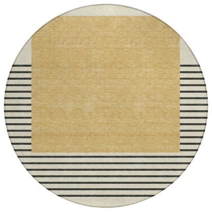 LOOMLAN Rugs Sienna Gold Washable Indoor-Outdoor Rug
