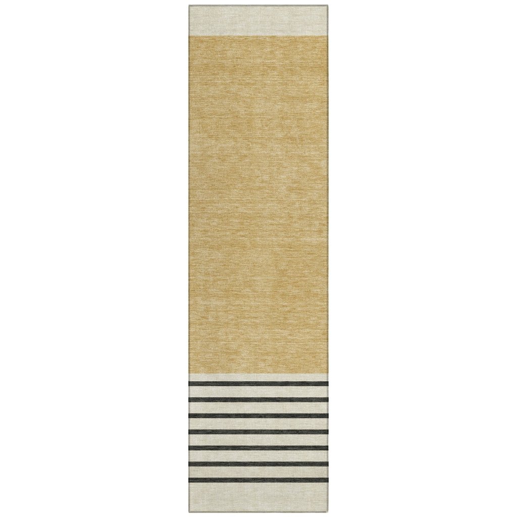 LOOMLAN Rugs Sienna Gold Washable Indoor-Outdoor Rug