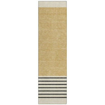 LOOMLAN Rugs Sienna Gold Washable Indoor-Outdoor Rug