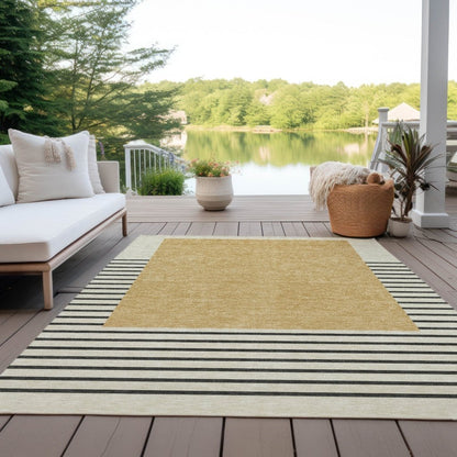 LOOMLAN Rugs Sienna Gold Washable Indoor-Outdoor Rug