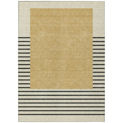 LOOMLAN Rugs Sienna Gold Washable Indoor-Outdoor Rug