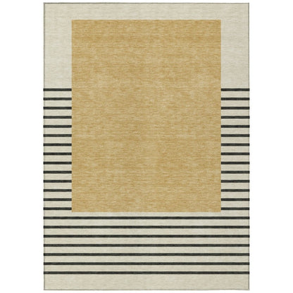 LOOMLAN Rugs Sienna Gold Washable Indoor-Outdoor Rug