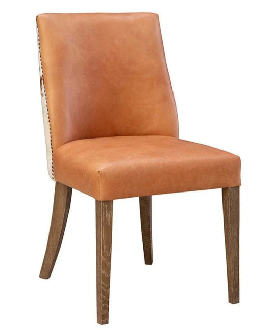 Furniture Classics Sierra Honey Toned Leather Side Chair