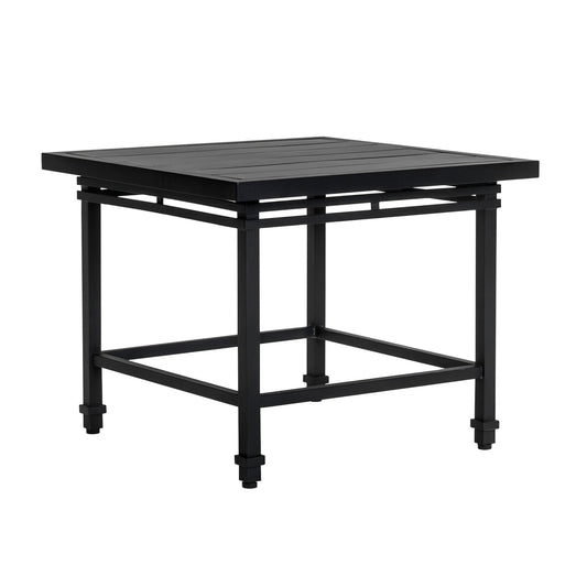 Seasonal Living Eterna Square Black Matte Patio Side Table