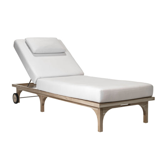 Serenique Teak Patio Pool Chaise (Set Of 2)