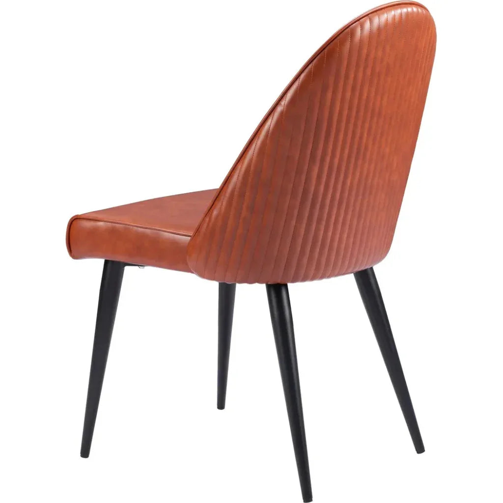 Zuo Modern Silloth Steel Armless Dining Chair 2PC