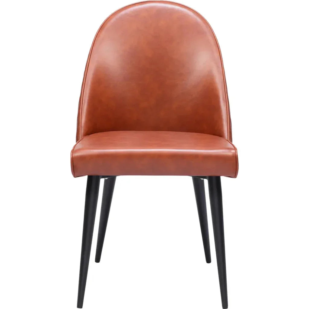 Zuo Modern Silloth Steel Armless Dining Chair 2PC