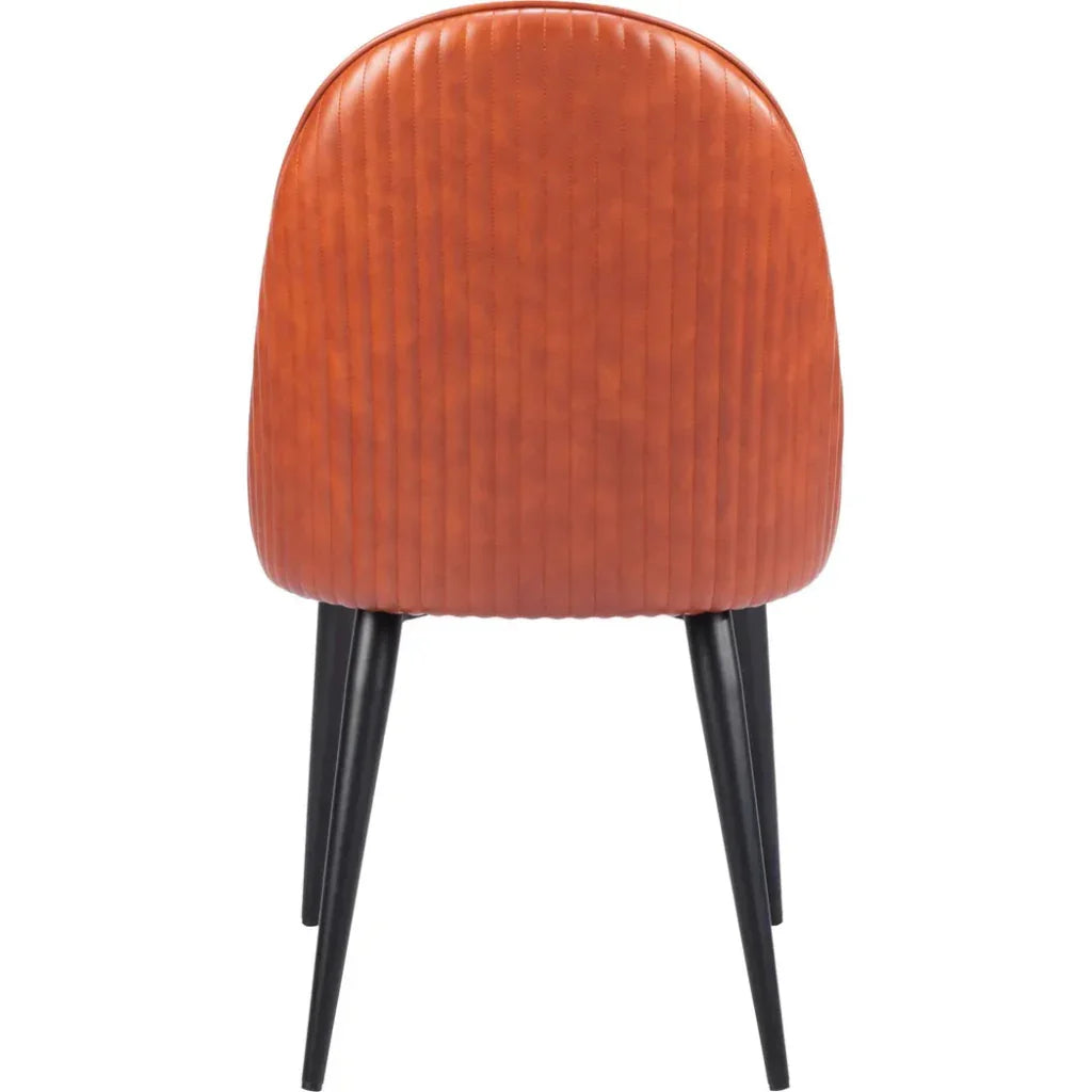 Zuo Modern Silloth Steel Armless Dining Chair 2PC
