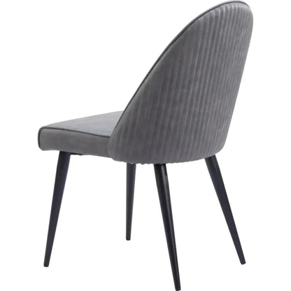 Zuo Modern Silloth Steel Armless Dining Chair 2PC
