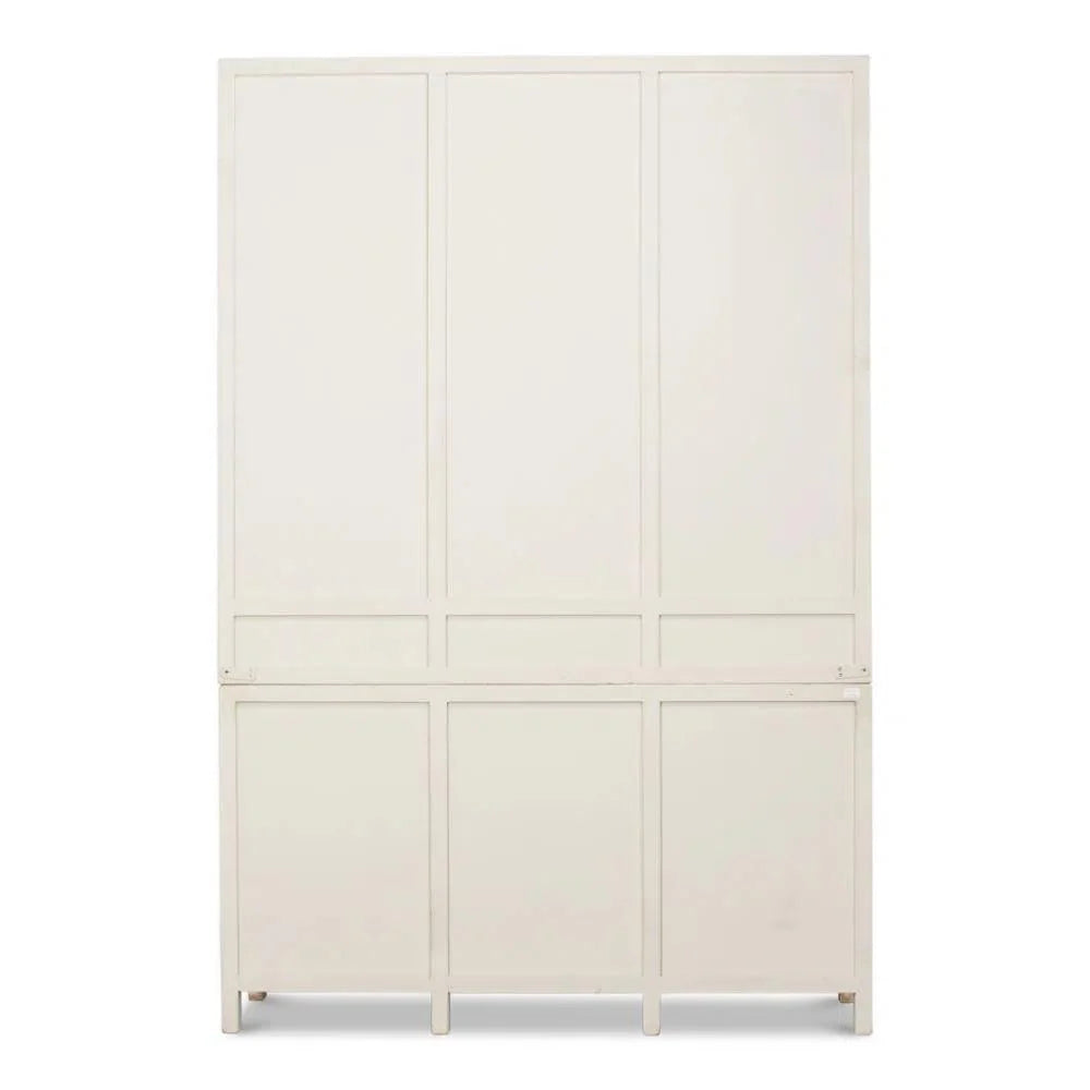 Simplicity Bookcase Curio Glass Doors & Drawers - LOOMLAN - Sarreid - Buffets & Curios