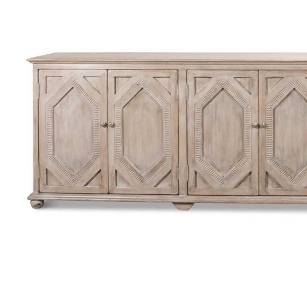 Sarreid Six Diamonds Sideboard French Grey