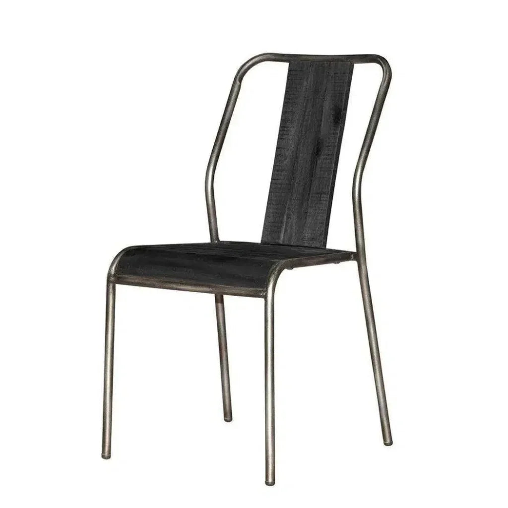 LH Home Slatback Metal Dining Chair (Set Of 4)