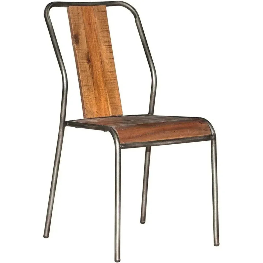 LH Home Slatback Metal Dining Chair (Set Of 4)