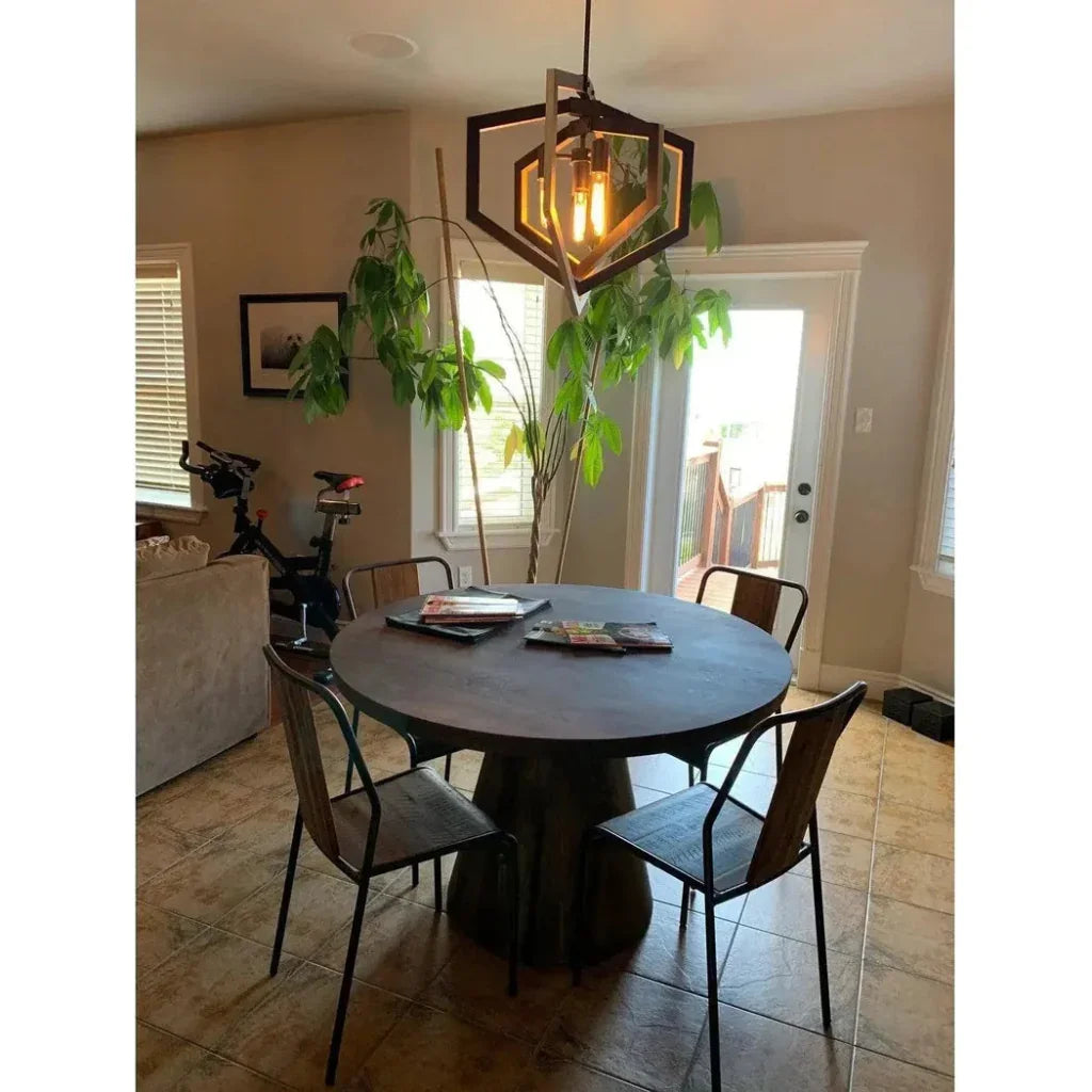 LH Home Slatback Metal Dining Chair (Set Of 4)