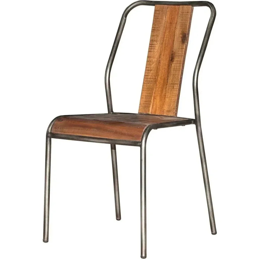 LH Home Slatback Metal Dining Chair (Set Of 4)