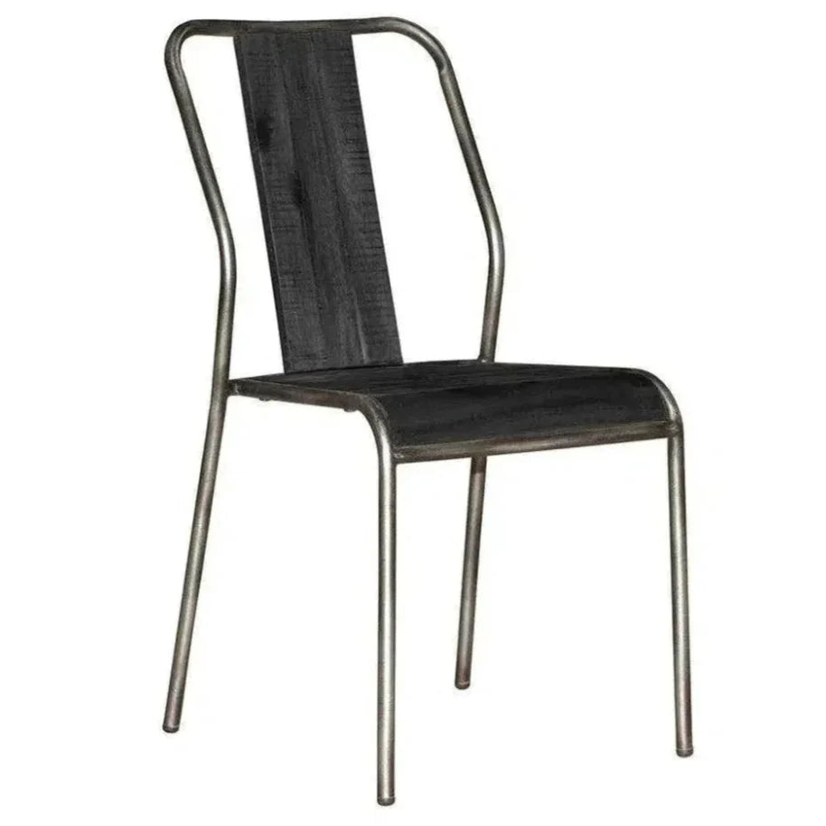 LH Home Slatback Metal Dining Chair (Set Of 4)