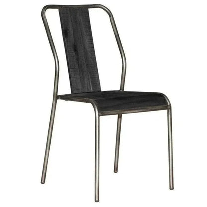LH Home Slatback Metal Dining Chair (Set Of 4)