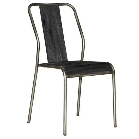LH Home Slatback Metal Dining Chair (Set Of 4)