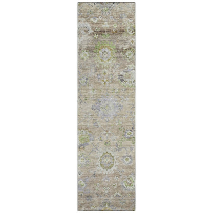 LOOMLAN Rugs Sofia Beige Washable Indoor-Outdoor Rug