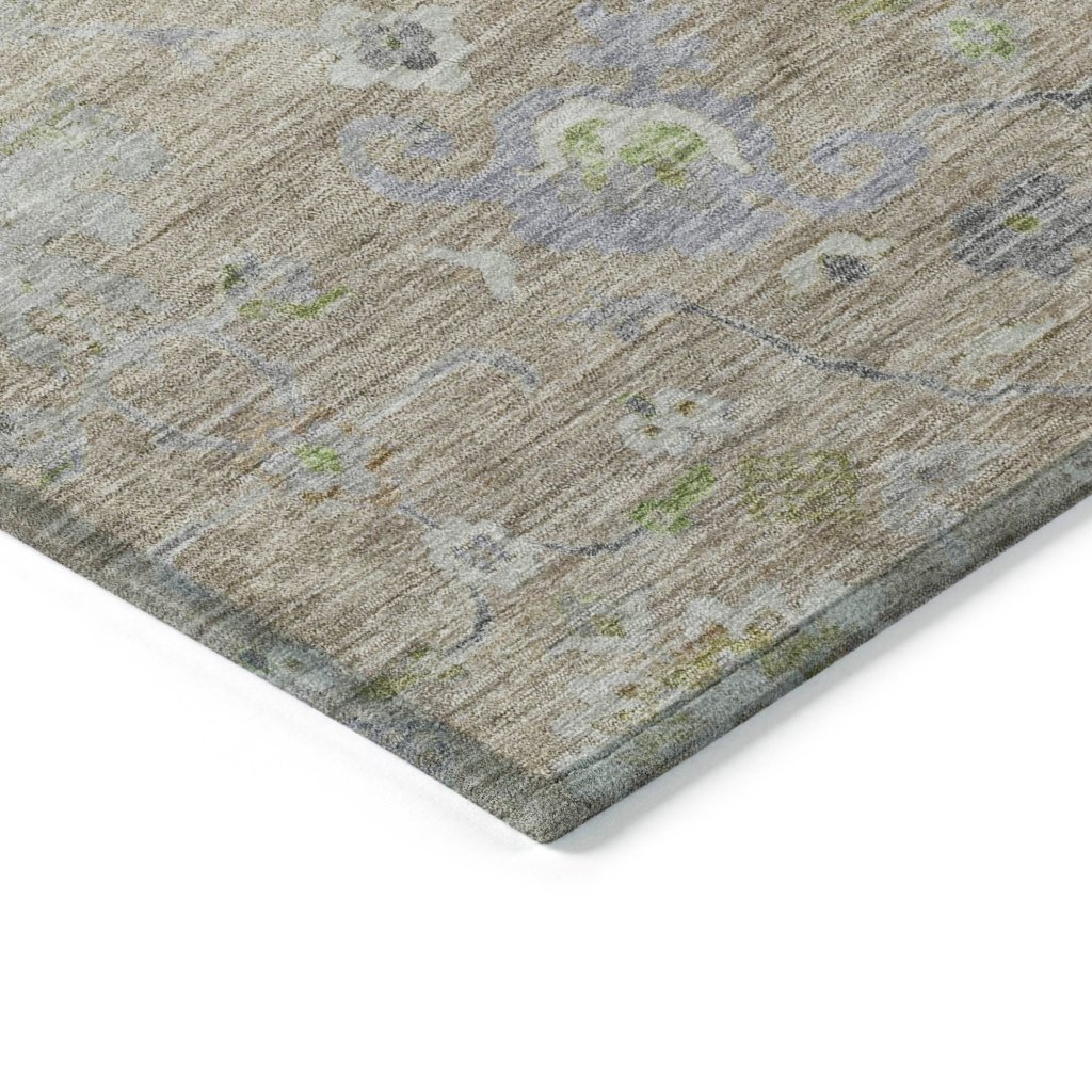 LOOMLAN Rugs Sofia Beige Washable Indoor-Outdoor Rug