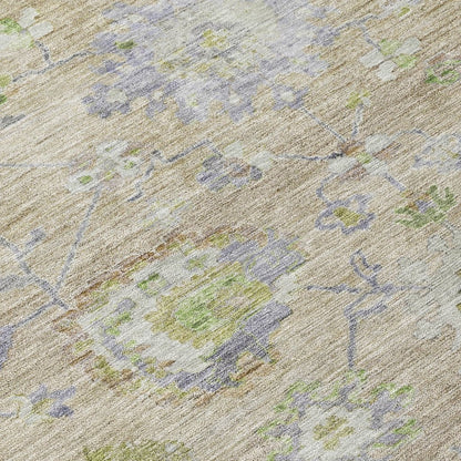 LOOMLAN Rugs Sofia Beige Washable Indoor-Outdoor Rug