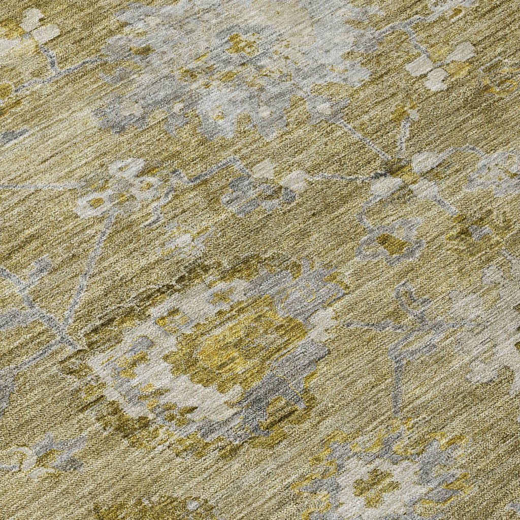 LOOMLAN Rugs Sofia Brown Washable Indoor-Outdoor Rug