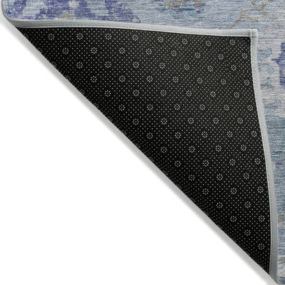 LOOMLAN Rugs Sofia Sky Washable Indoor-Outdoor Rug
