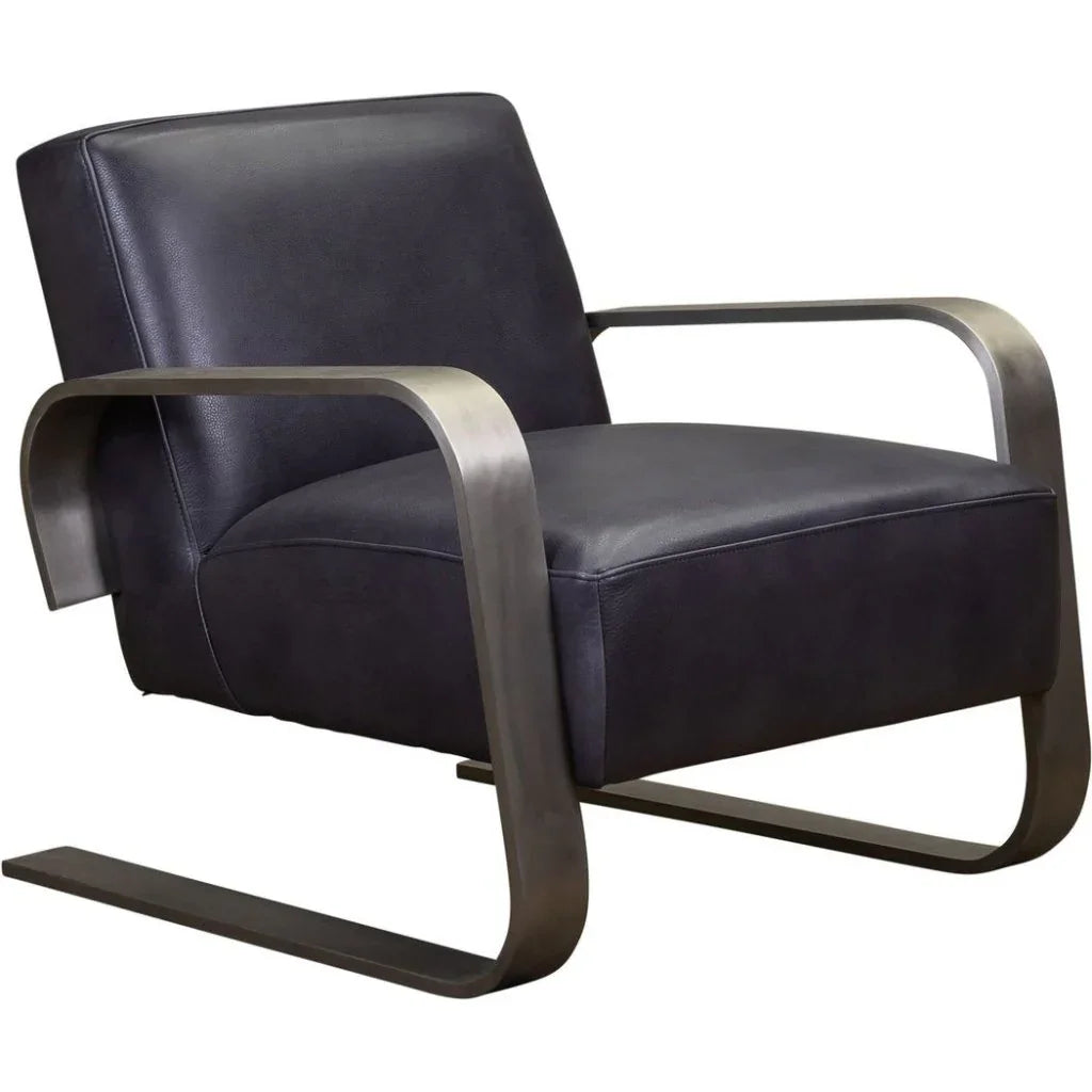 Soho Minimalist Design Leather Chair