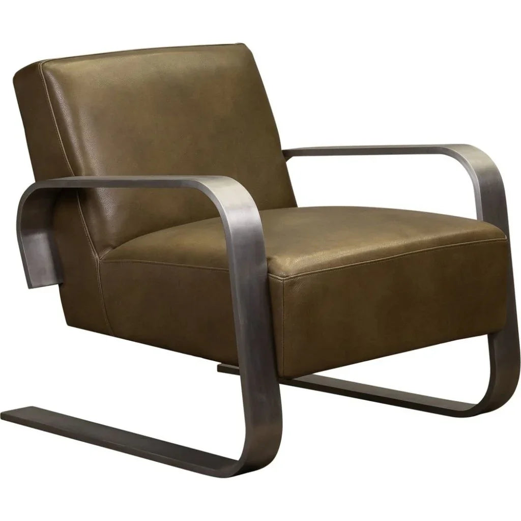 Soho Minimalist Design Leather Chair