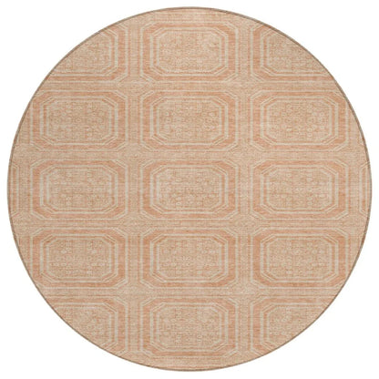 LOOMLAN Rugs Solandra Orange Washable Indoor-Outdoor Rug