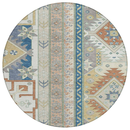 LOOMLAN Rugs Solara Ivory Washable Indoor-Outdoor Rug