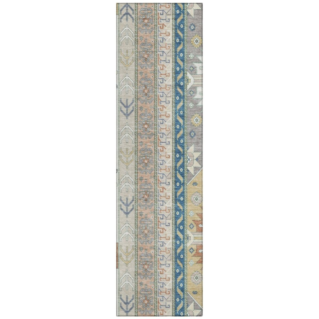 LOOMLAN Rugs Solara Ivory Washable Indoor-Outdoor Rug