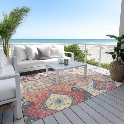 LOOMLAN Rugs Solara Linen Washable Indoor-Outdoor Rug