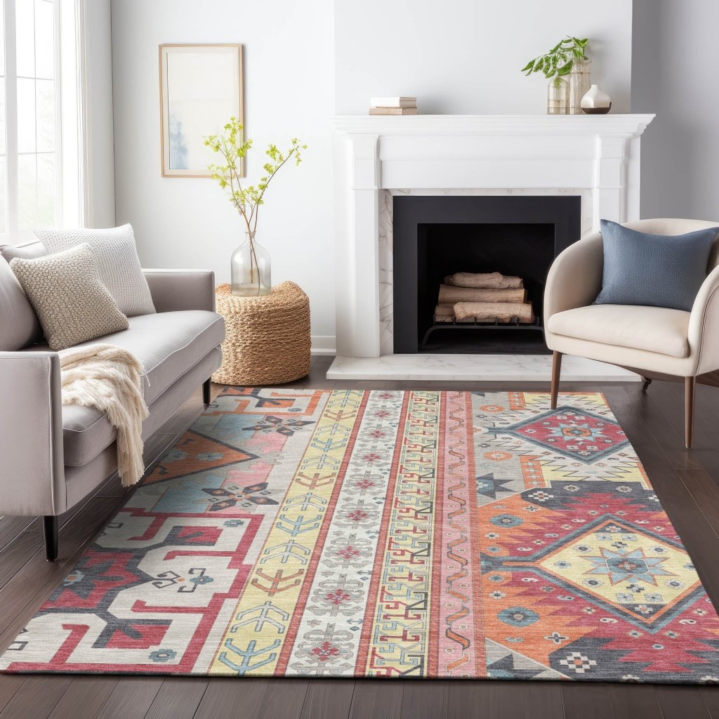 LOOMLAN Rugs Solara Linen Washable Indoor-Outdoor Rug