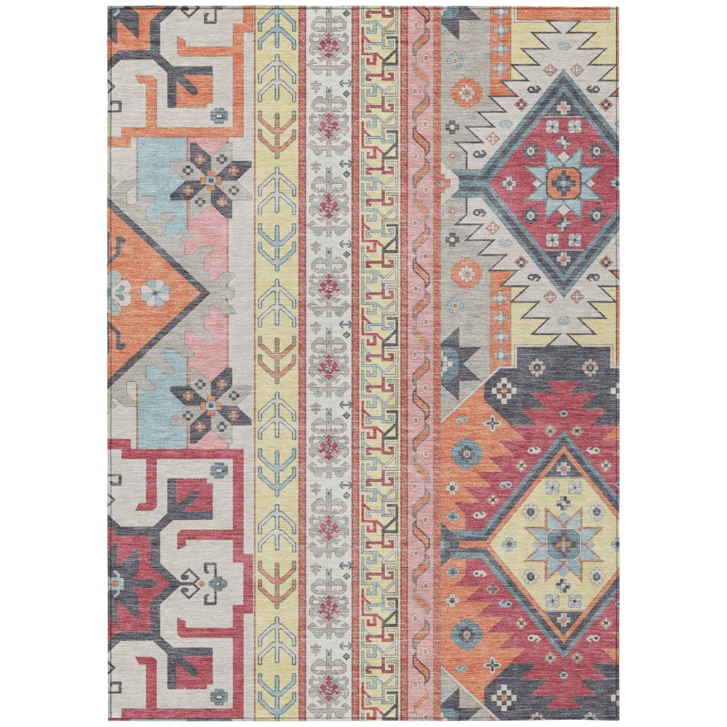 Solara Linen Washable Indoor-Outdoor Rug - LOOMLAN – Sideboards and Things