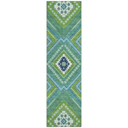 LOOMLAN Rugs Solene Lime Washable Indoor-Outdoor Rug