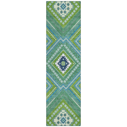 LOOMLAN Rugs Solene Lime Washable Indoor-Outdoor Rug