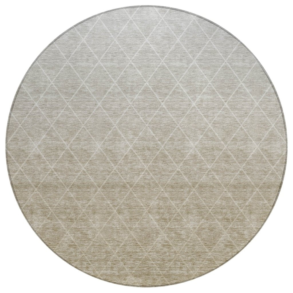 LOOMLAN Rugs Soleya Brown Washable Indoor-Outdoor Rug